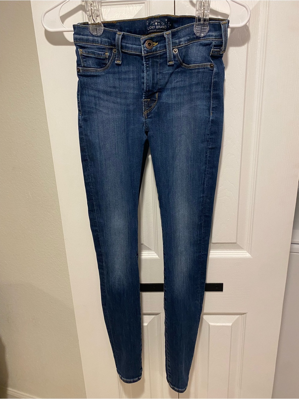 Lucky Brand Women's Medium Blue Skinny Brooke Legging Jean Size 26
